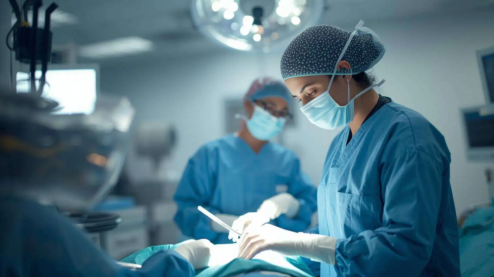 Imagen ilustrativa de un procedimiento médico en quirófano