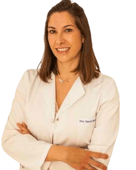 Patricia, dermatóloga en la clínica GM Derma en Madrid